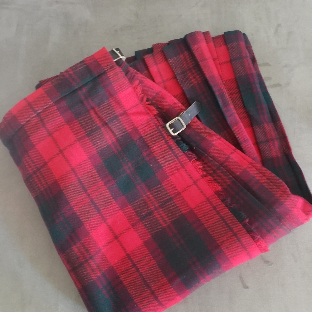 Copricuscino Decorativo Disperso Uovo D'anatra Blu Tartan A - Foto 3